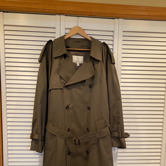 Mens London Fog Trenchcoat - Picture 1 of 2